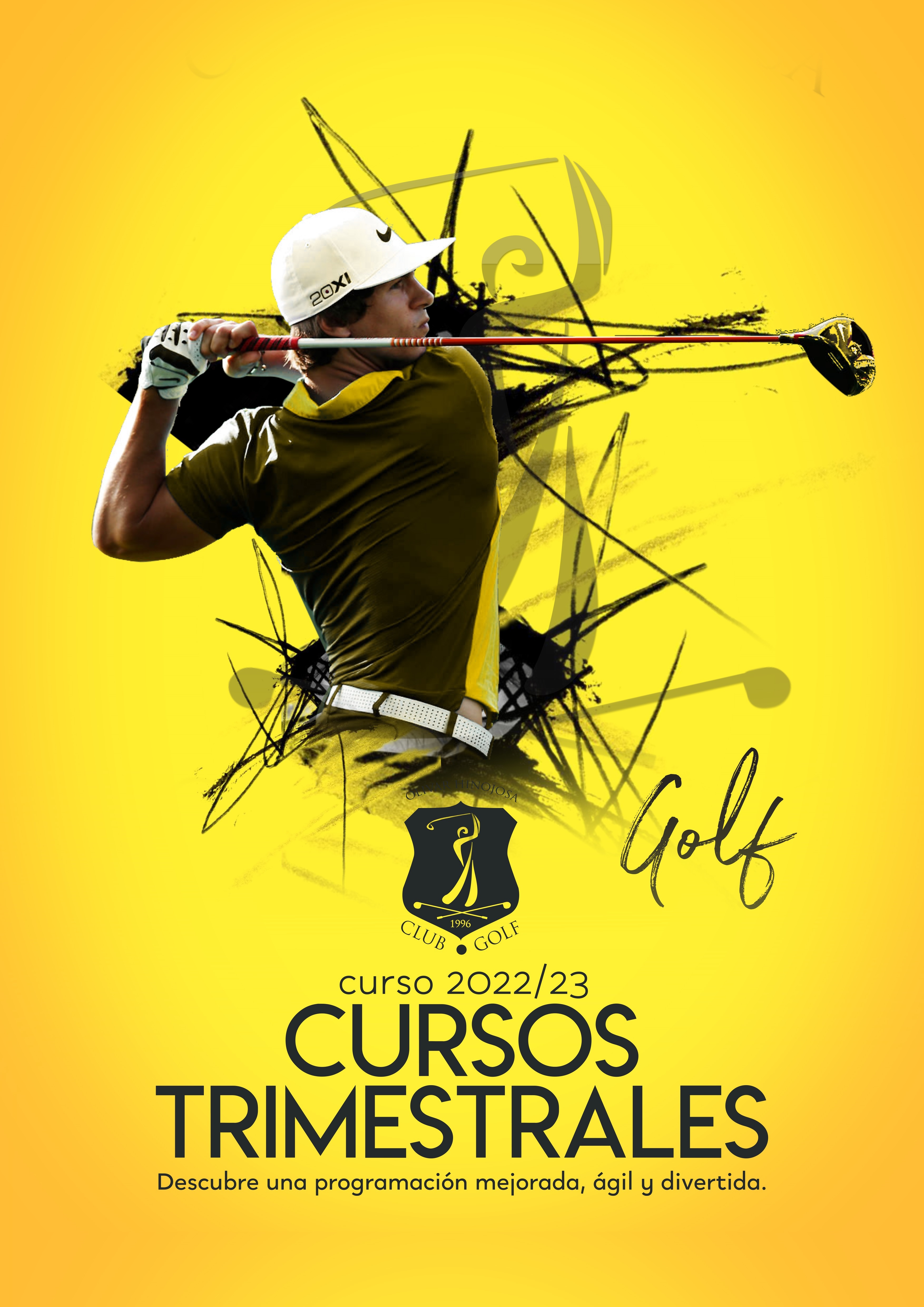 Banner Cursos Trimestrales Sept 2022 Escuela de Golf Olivar Joaquin Molpeceres
