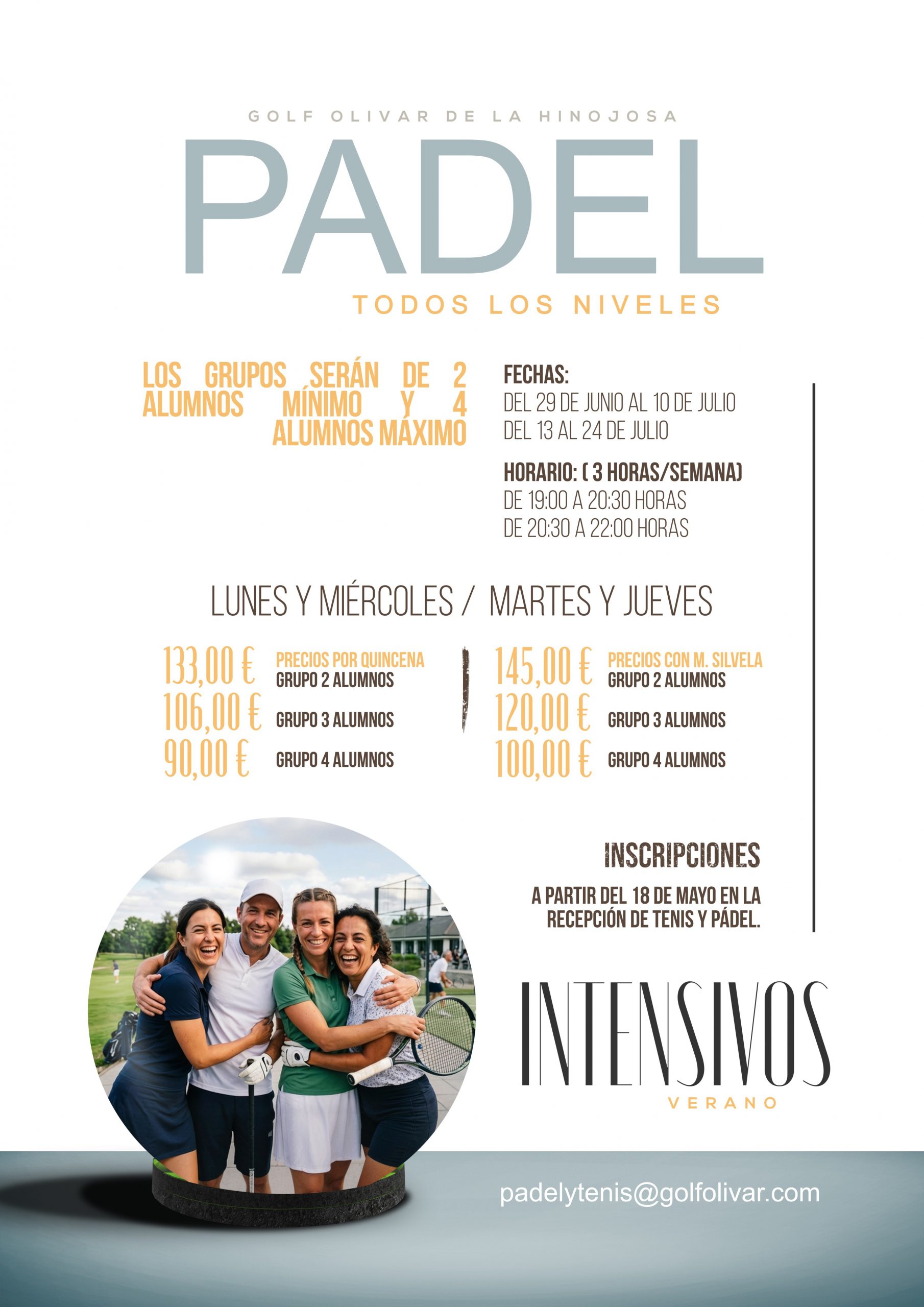 Olivar Intensivos Verano 2026 Trasera Padel 2